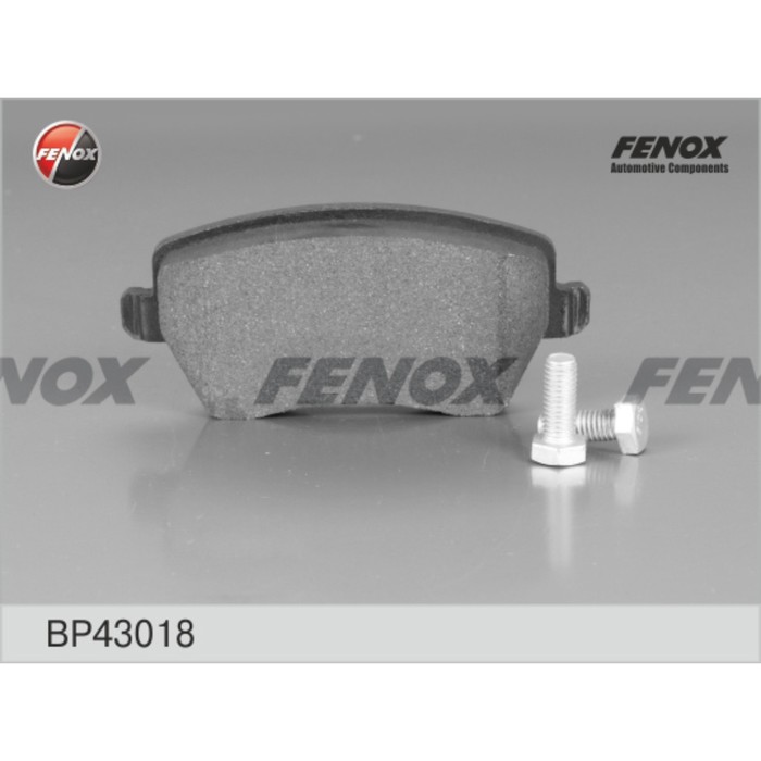 Колодки тормозные дисковые FENOX BP43018