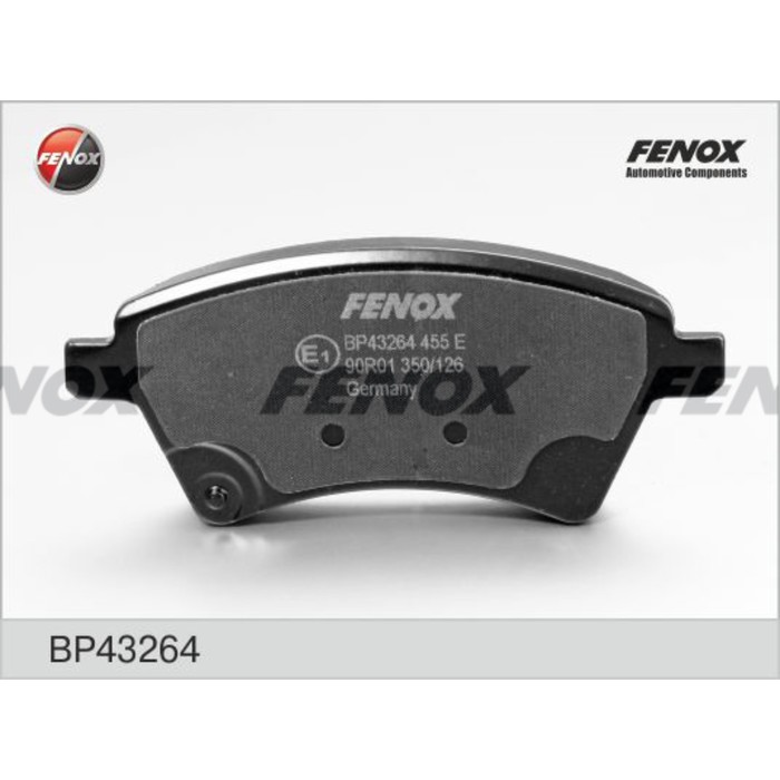 Колодки тормозные дисковые FENOX BP43264