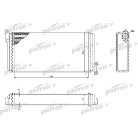 

Радиатор отопителя Patron PRS2039