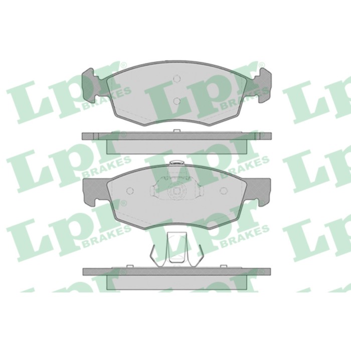 Колодки тормозные дисковые, комплект LPR 05P756