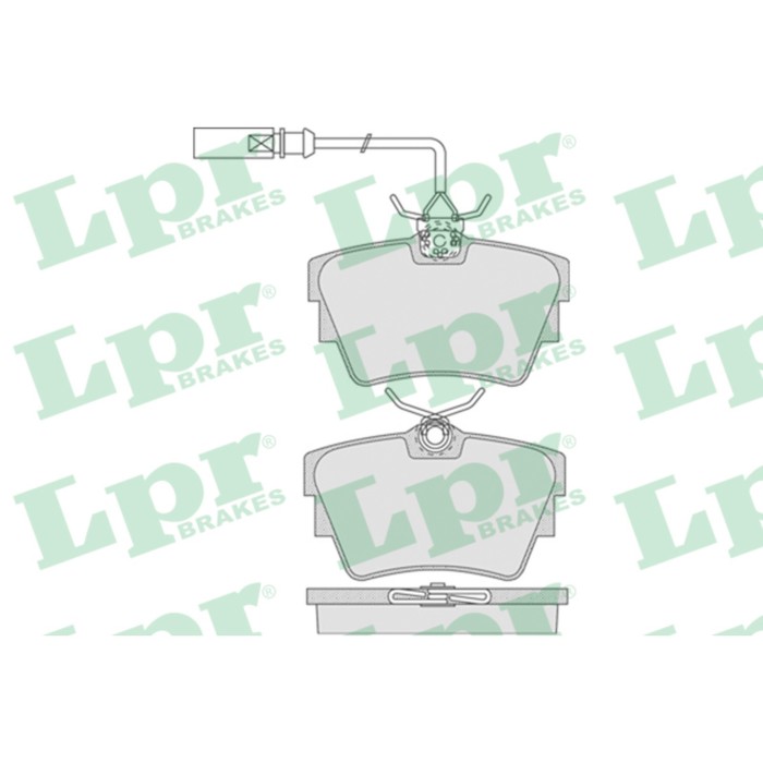 Колодки тормозные дисковые LPR 05P786