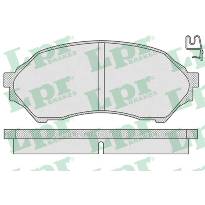 Колодки тормозные дисковые LPR 05P813