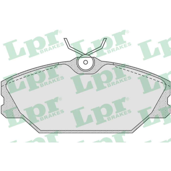 Колодки тормозные дисковые, комплект LPR 05P816