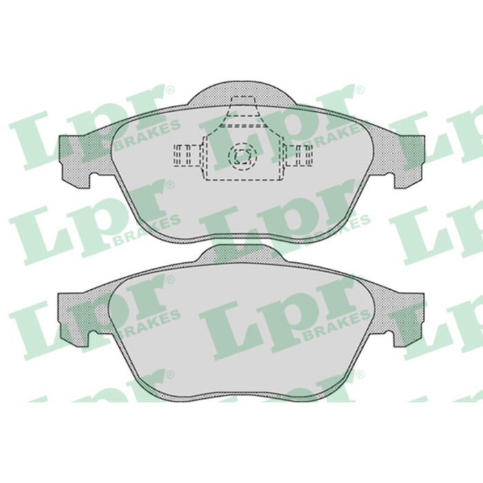Колодки тормозные дисковые LPR 05P898