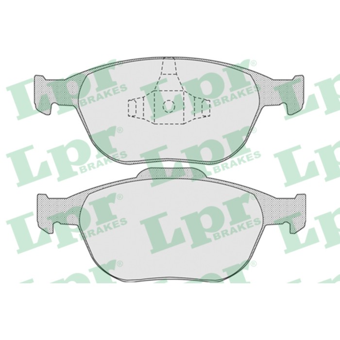 Колодки тормозные дисковые, комплект LPR 05P913