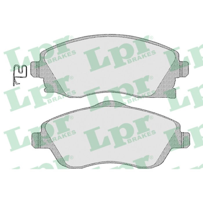 Колодки тормозные дисковые, комплект LPR 05P1004