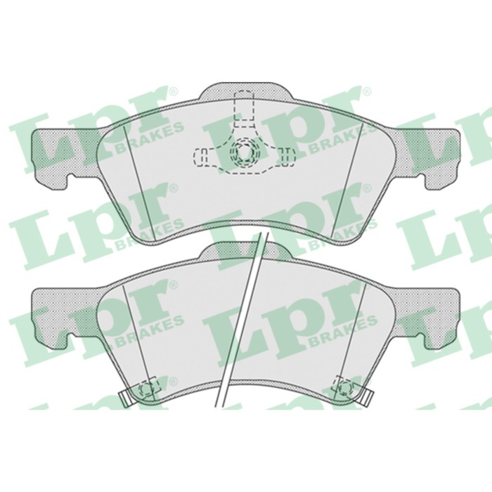 Колодки тормозные дисковые LPR 05P1006