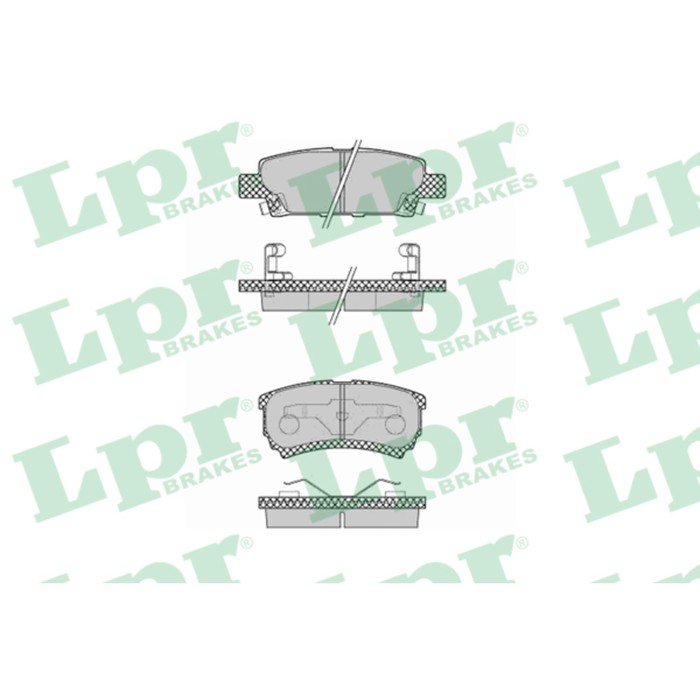 Колодки тормозные дисковые, комплект LPR 05P1373