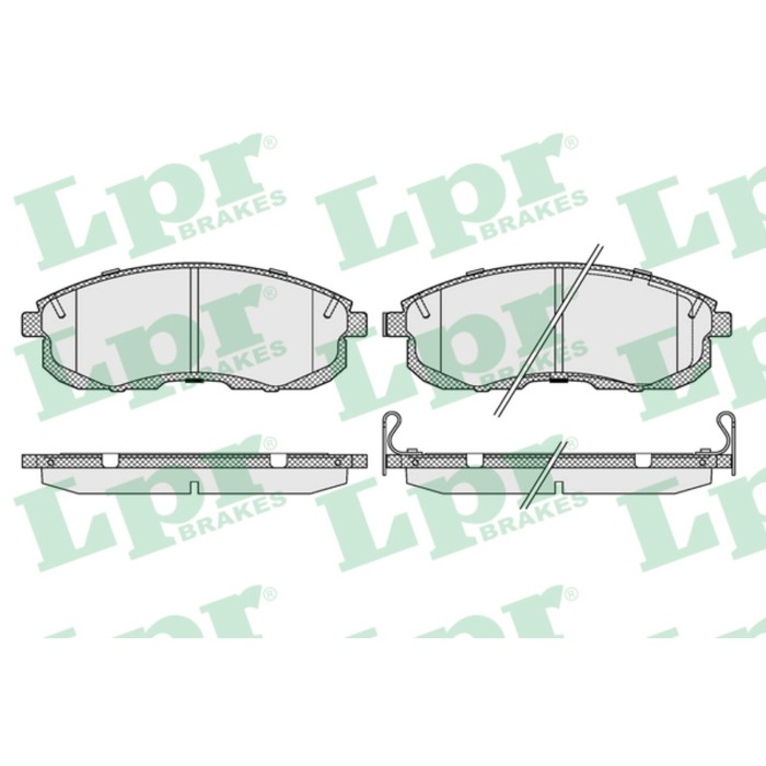 Колодки тормозные дисковые LPR 05P090