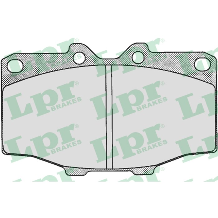 Колодки тормозные дисковые LPR 05P202