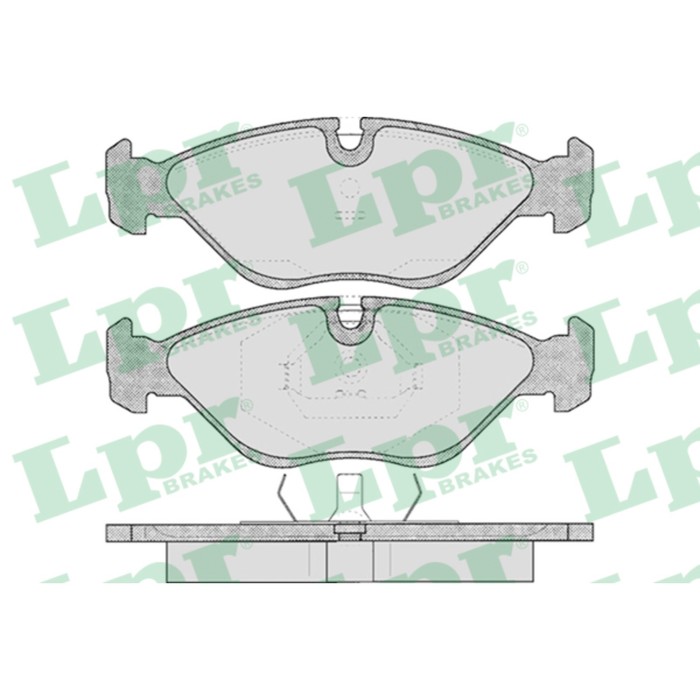 Колодки тормозные дисковые LPR 05P310