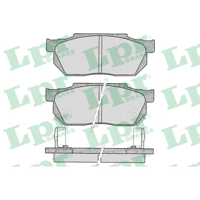 Колодки тормозные дисковые LPR 05P322