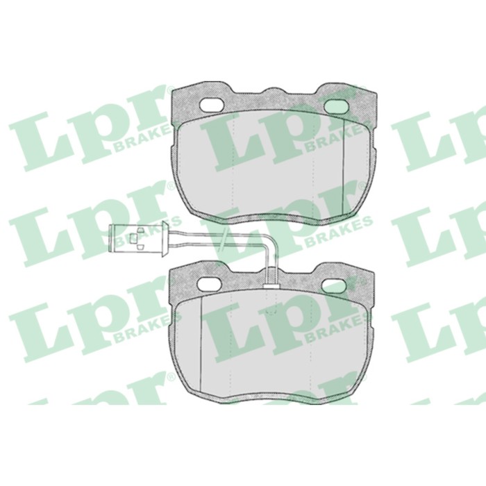 Колодки тормозные дисковые LPR 05P324