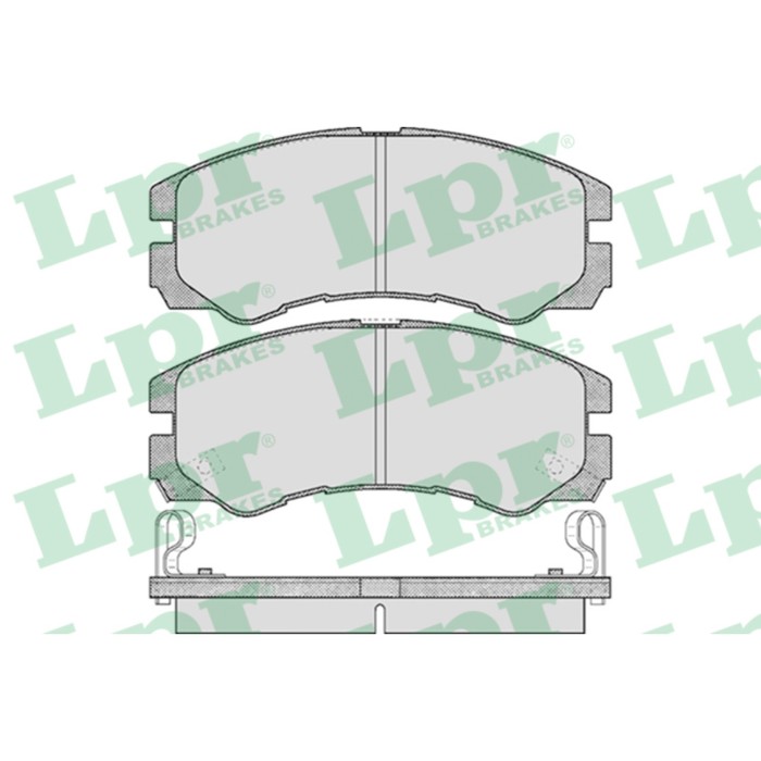 Колодки тормозные дисковые LPR 05P565
