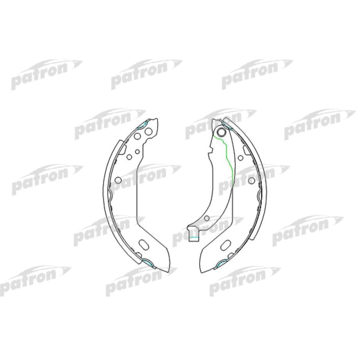 Колодки тормозные Patron PSP183