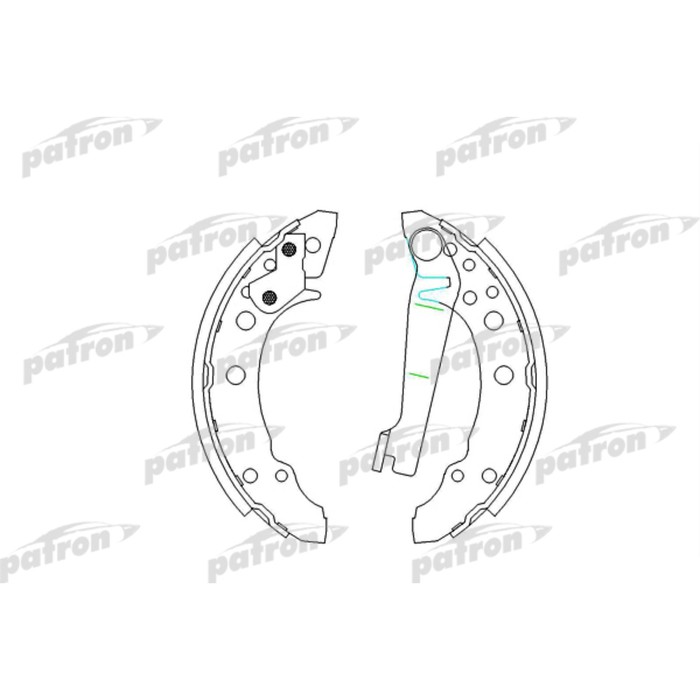Колодки тормозные Patron PSP191