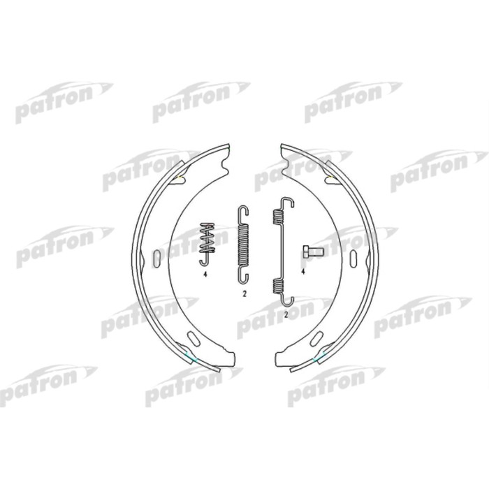 Колодки тормозные Patron PSP196