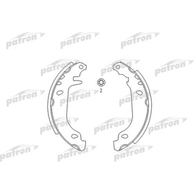 

Колодки тормозные Patron PSP337
