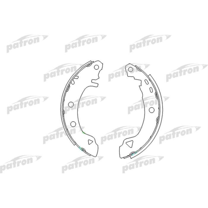 Колодки тормозные Patron PSP401