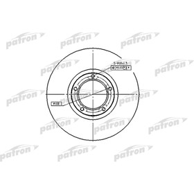 

Диск тормозной Patron PBD1653
