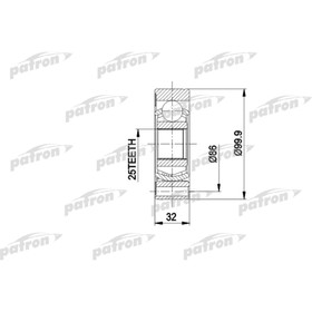 

Шрус внутренний Patron PCV1005