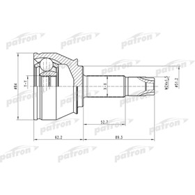 

Шрус наружный Patron PCV1419