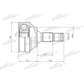 

Шрус наружный Patron PCV1446