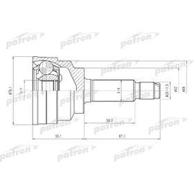 

Шрус наружный Patron PCV1548