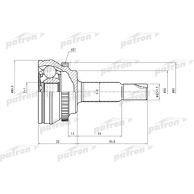 

Шрус наружный Patron PCV2131