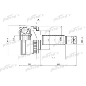 

Шрус наружный Patron PCV3902