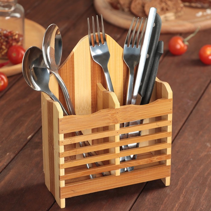 Подставка для столовых приборов "Дуновение леса"