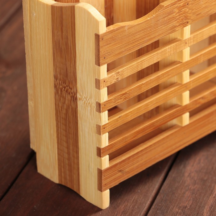 Подставка для столовых приборов "Дуновение леса"