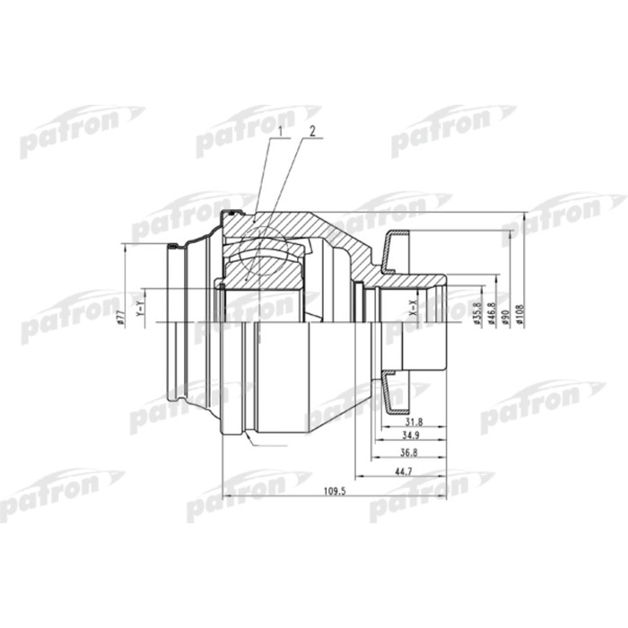 Шрус внутренний Patron PCV4843