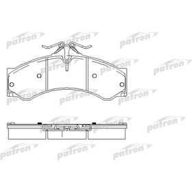 

Колодки тормозные Patron PBP1043