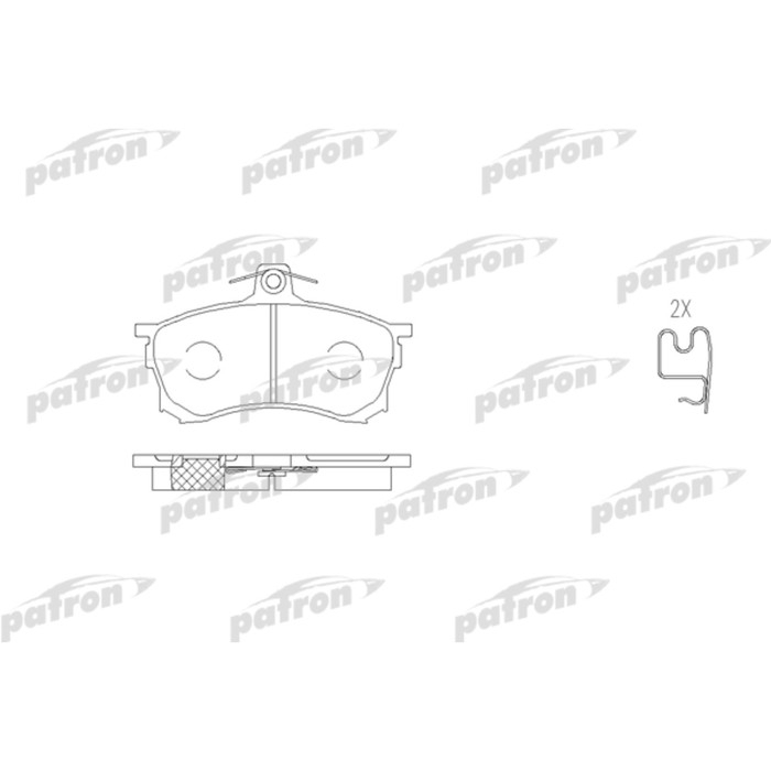 Колодки тормозные Patron PBP1092