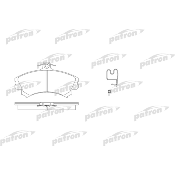 Колодки тормозные Patron PBP1093