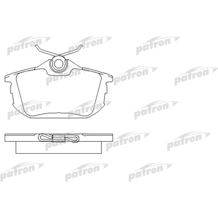 Колодки тормозные Patron PBP1095