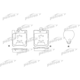 

Колодки тормозные Patron PBP1322