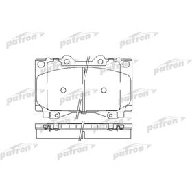 

Колодки тормозные Patron PBP1456