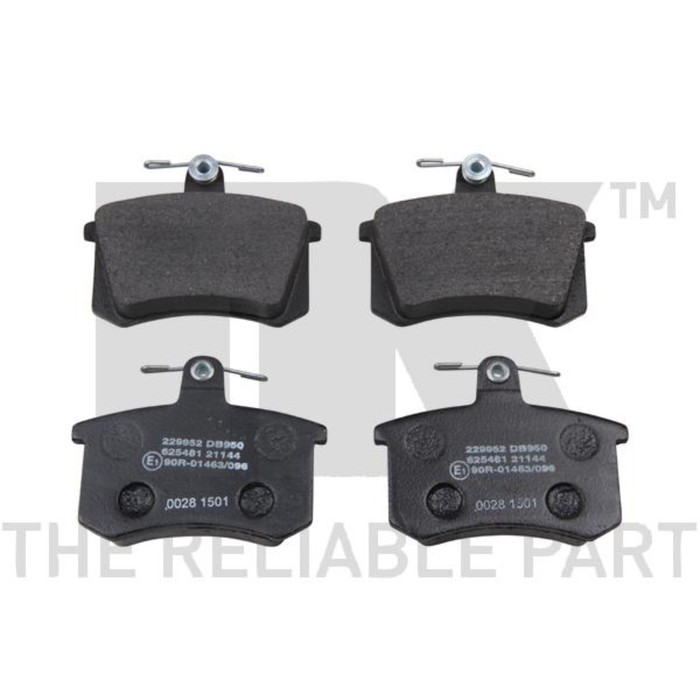 Колодки тормозные дисковые NK 229952