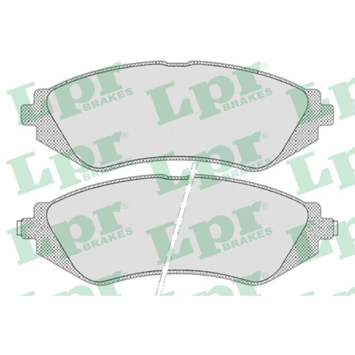 Колодки тормозные дисковые LPR 05P682