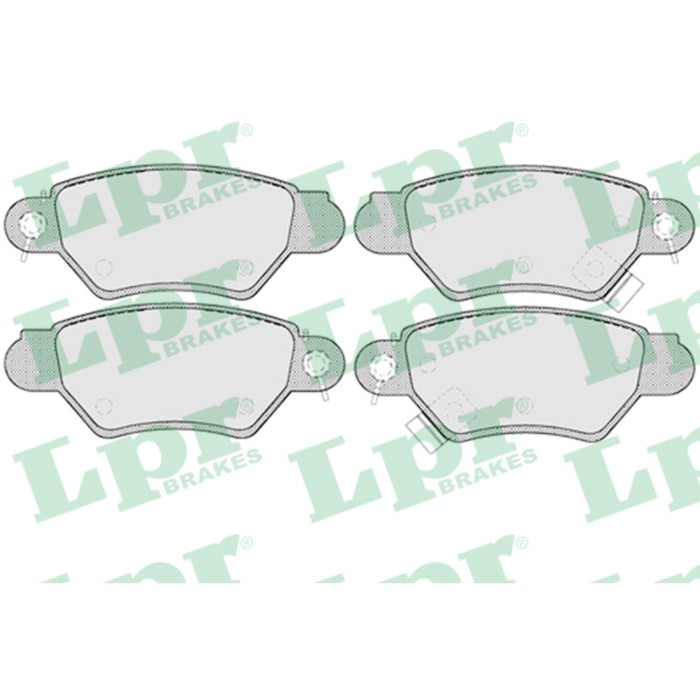 Колодки тормозные дисковые, комплект LPR 05P699