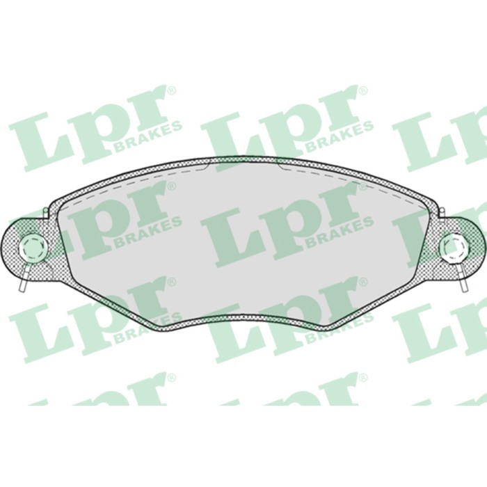 Колодки тормозные дисковые LPR 05P708