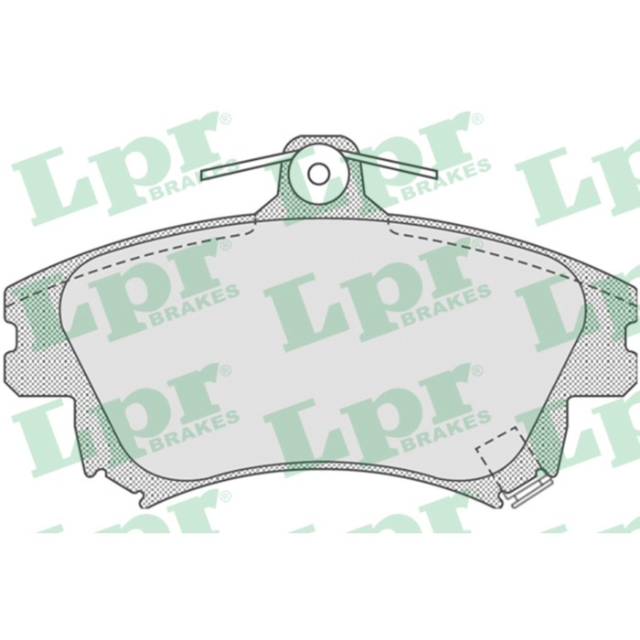 Колодки тормозные дисковые LPR 05P711