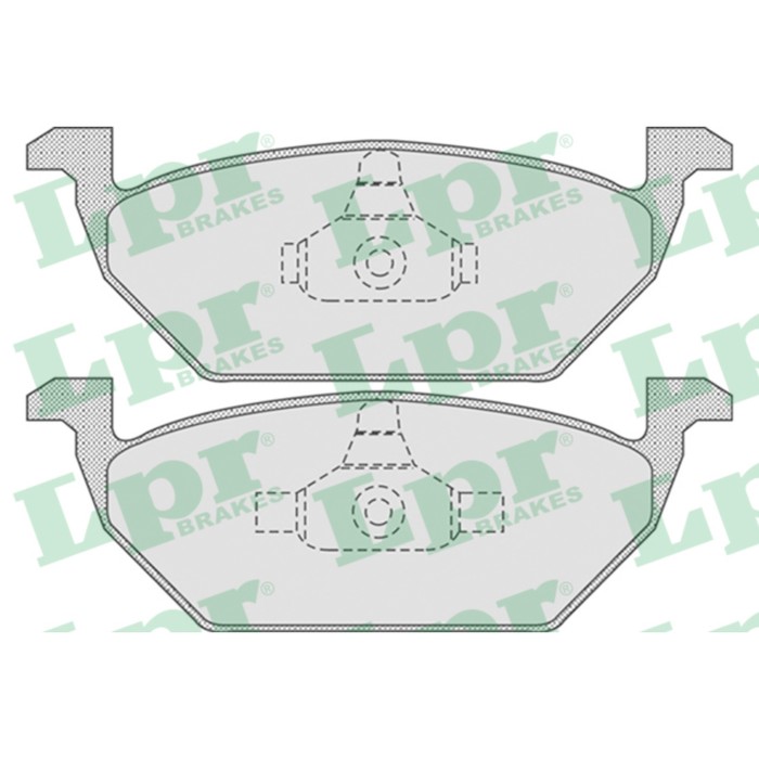 Колодки тормозные дисковые, комплект LPR 05P730