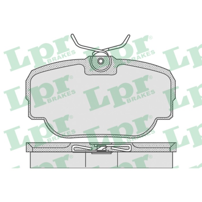 Колодки тормозные дисковые LPR 05P739