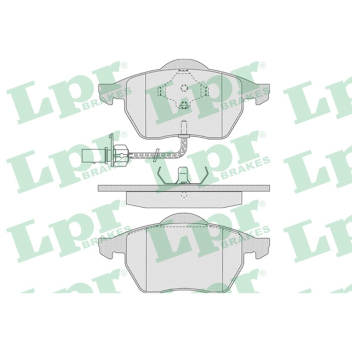 Колодки тормозные дисковые, комплект LPR 05P790