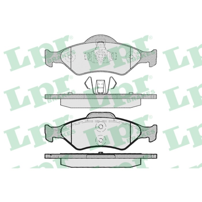 Колодки тормозные дисковые LPR 05P795