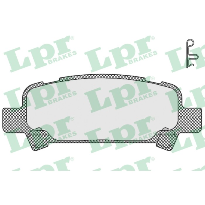 Колодки тормозные дисковые LPR 05P838
