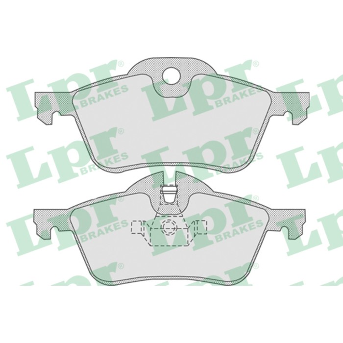 Колодки тормозные дисковые, комплект LPR 05P851